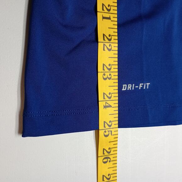 Nike Pro Combat Dri-Fit Women’s XS Blue Compression Athletic Shirt - Picture 4 of 6